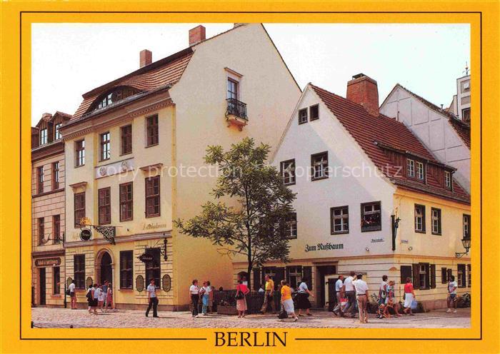 BERLIN  CITY Nikolaiviertel Zum alten Nussbaum