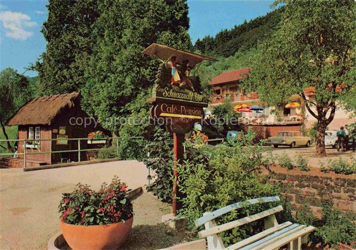 Loecherberg Oberharmersbach Hotel Pension Schwarzwald-Idyll Wegweiser