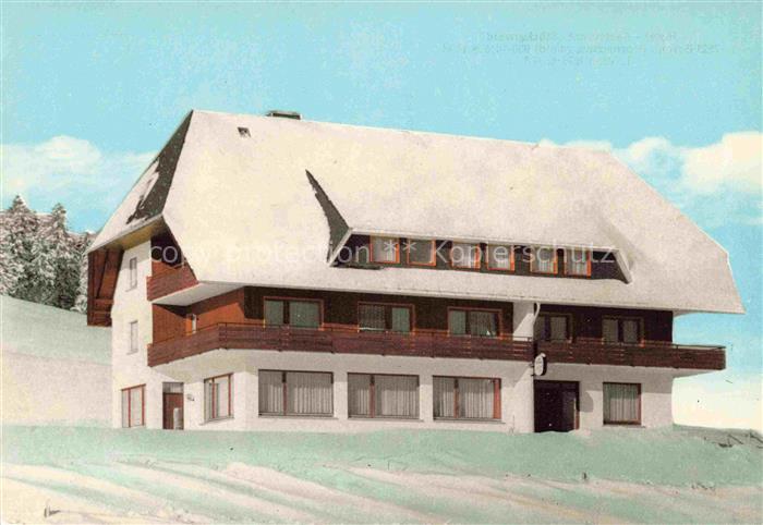 Bernau Schwarzwald Hotel Restaurant Stoeckerwald Winter im Schwarzwald