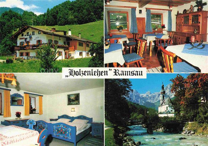 Ramsau  Berchtesgaden Gaestehaus Pension Holzenlehen Gastraum Fremdenzimmer Part