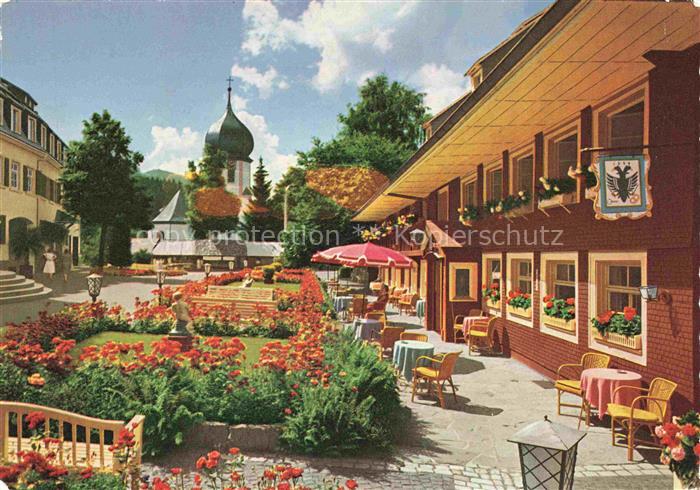 Hinterzarten Breisgau-Hochschwarzwald BW Hotel Adler Restaurant Terrasse