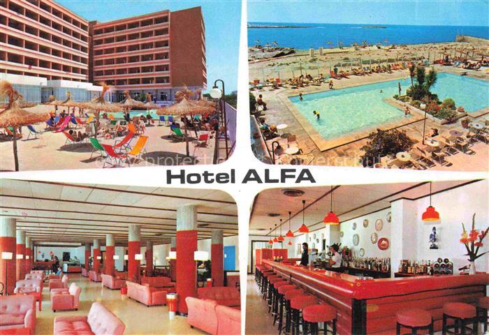 Colonia de Sant Jordi Mallorca ES Hotel Alfa Restaurant Bar Swimming Pool