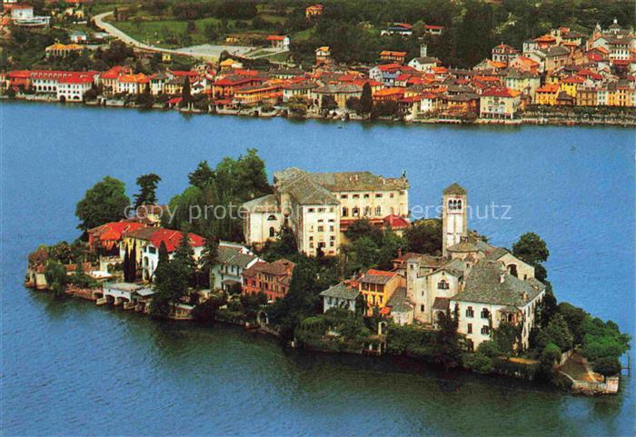 Isola San Giulio Orta San Giulio IT Vista aerea