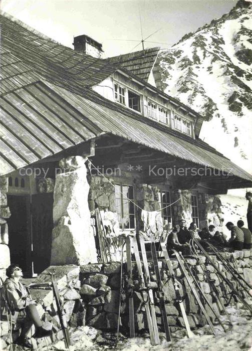 Zakopane Tatra PL Schronisko PTTK przy Pieclu Stawach Polskich Tatra Berghuette