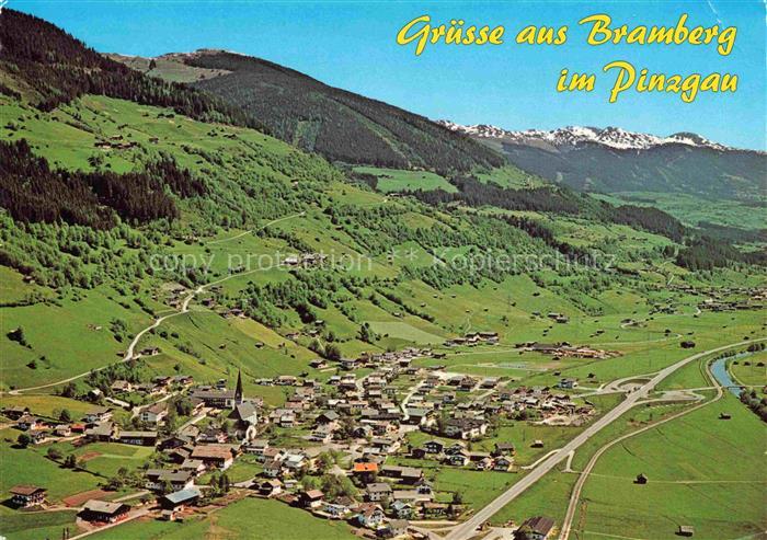 Bramberg Habachtal Wildkogel AT Panorama Ferienort im Oberpinzgau Sommerfrische