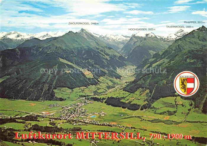 Mittersill Oberpinzgau AT Panorama Luftkurort Alpen