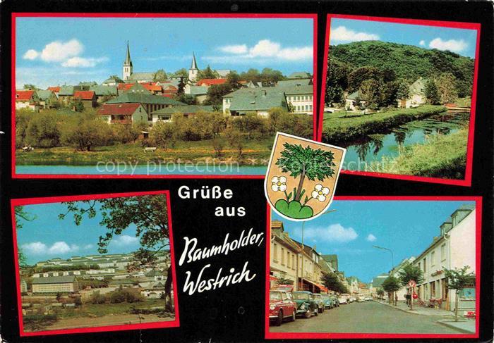 Baumholder Nahe Ansicht mit Kirche Edingers Muehle Amerikanische Wohnsiedlungen