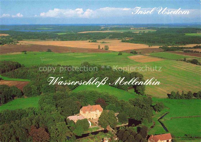 Mellenthin Mecklenburg-Vorpommern Wasserschloss Mellenthin Insel Usedom