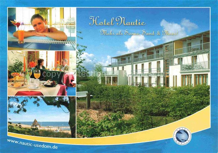 KOSEROW Ostseebad Usedom Hotel Nautic Restaurant Fremdenzimmer Hallenbad