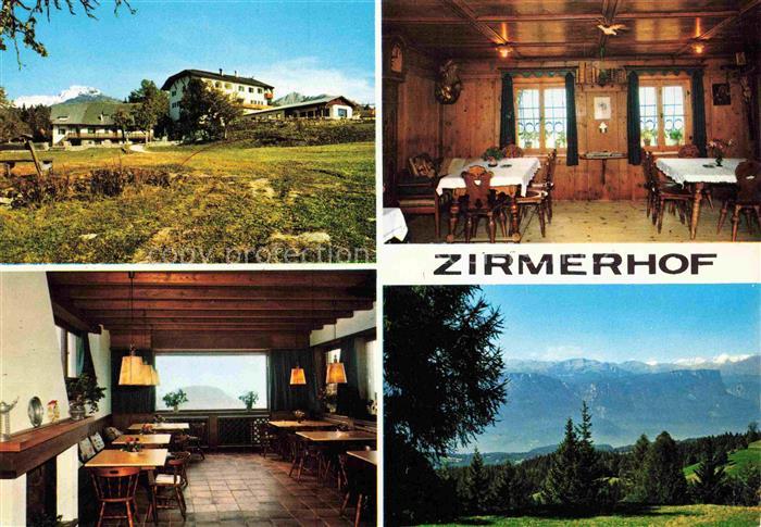 Radein Kaltenbrunn Zirmerhof Hotel Gasthof Gasttube Panorama Blick gegen die Alp