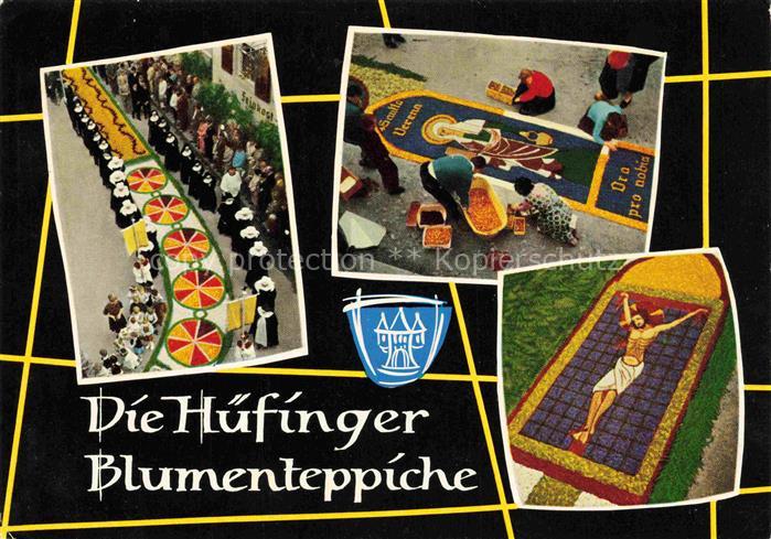 Huefingen Schwarzwald-Baar-Kreis BW Huefinger Blumenteppiche