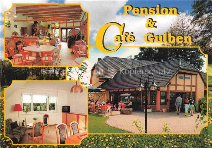 Gulben Kolkwitz Spree-Neisse Brandenburg Pension Café S. Simon Gastraum Terrasse