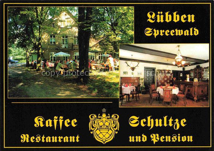 Luebben Spreewald Kaffee Schultze Restaurant Pension Gartenterrasse