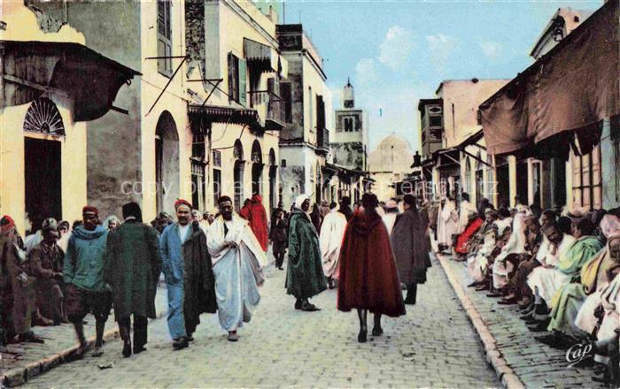 TUNIS Tunesie Strassenpartie