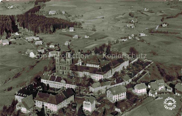 St Peter Schwarzwald Klosterkirche Fliegeraufnahme