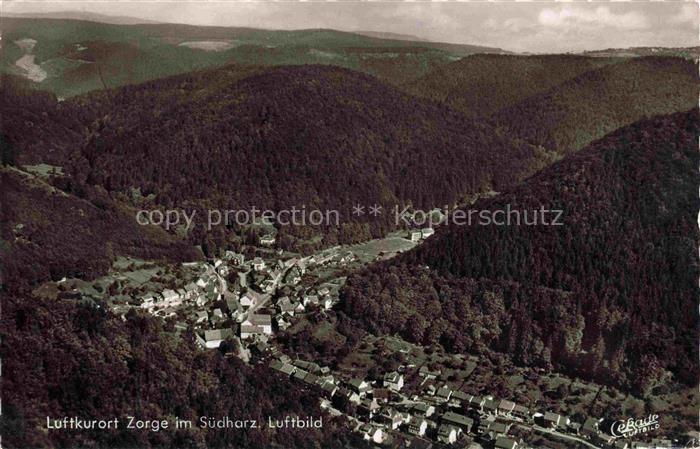 Zorge Harz Fliegeraufnahme