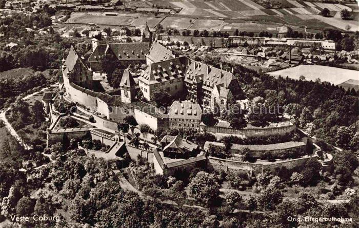 Coburg Bayern Veste Coburg Fliegeraufnahme