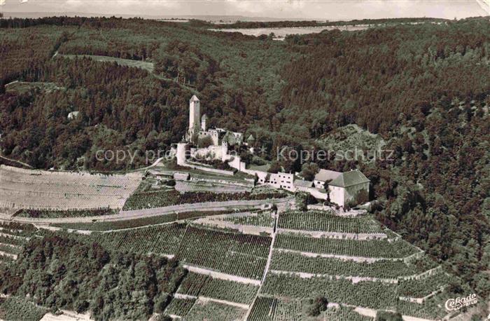Neckarzimmern Burg Hornberg des Ritter Goetz von Berlichingen Fliegeraufnahme