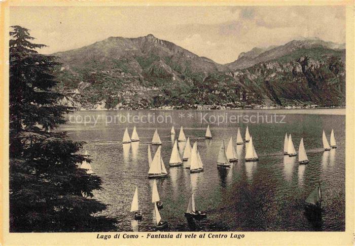 Lago di Como Fantasia di vele al Centro Lago