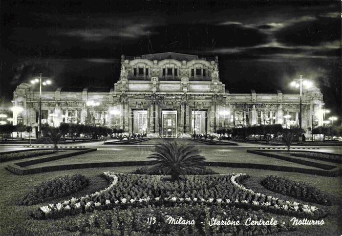 MILANO Mailand IT Stazione Centrale Notturno