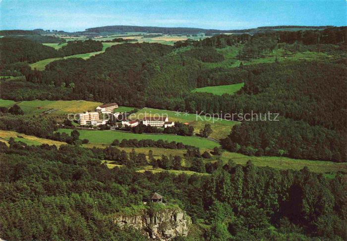 Neukirchen Knuellgebirge Waldsanatorium Urbachtal Fliegeraufnahme