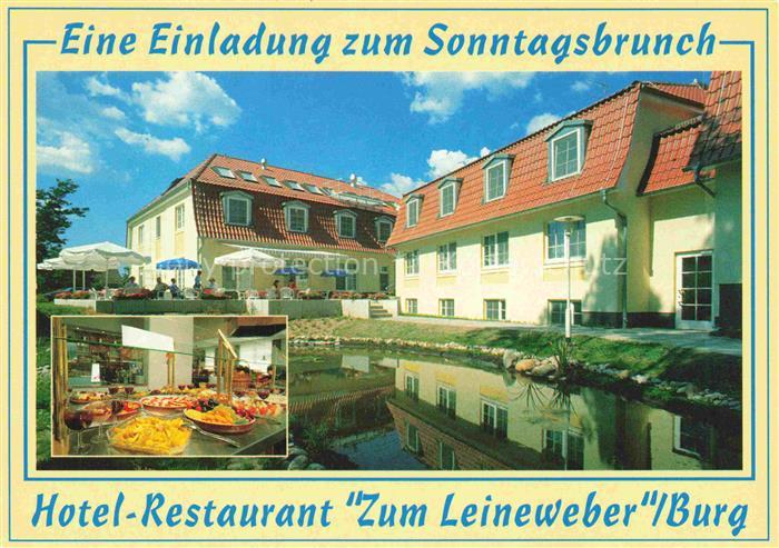 Burg Spreewald Brandenburg Hotel Restaurant Zum Leineweber Gastraum