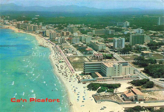 Can Picafort C an Picafort Mallorca ES Fliegeraufnahme