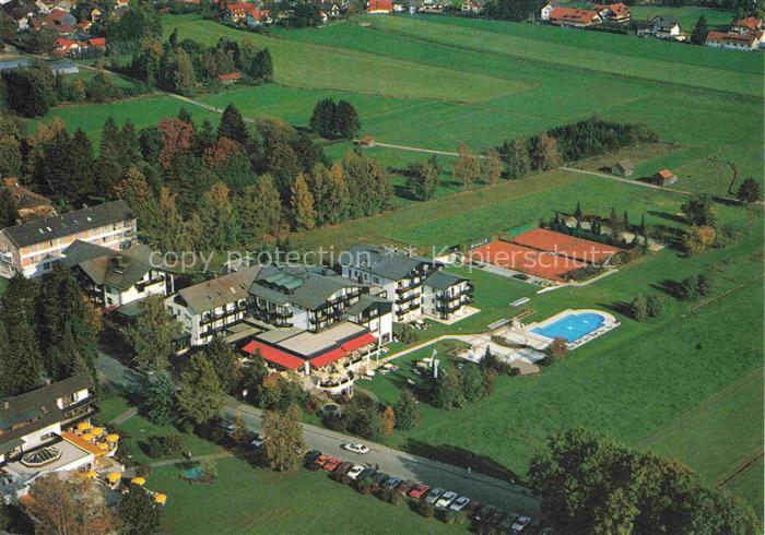 BAD WoeRISHOFEN Kur und Sporthotel Tanneck mit Sanatorium Fliegeraufnahme