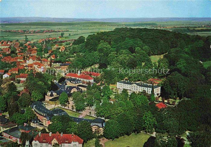 Bad Nenndorf Kurpark mit Galenberg Fliegeraufnahme