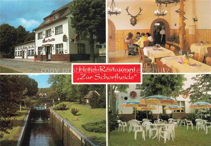 Eichhorst Eberswalde Hotel Restaurant Zur Schorfheide Gastraum Kanal Gartenwirts
