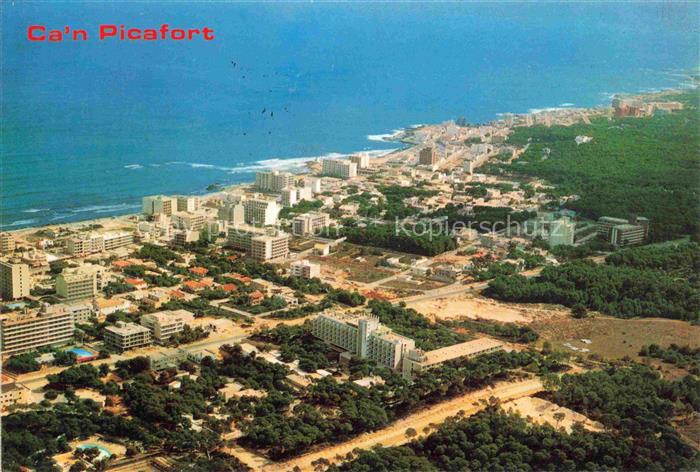 Can Picafort C an Picafort Mallorca ES Fliegeraufnahme