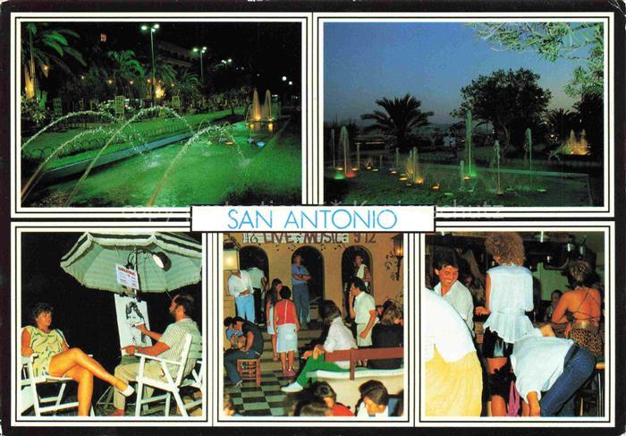 San Antonio Ibiza bei Nacht