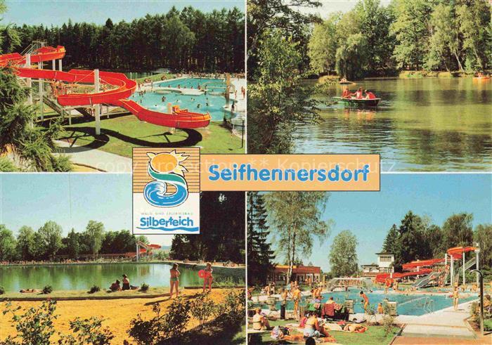 Seifhennersdorf Goerlitz Sachsen Wald und Erlebnisbad Silberteich Schwimmbad