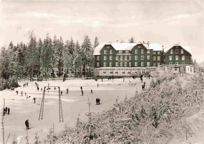 Schwarzwaldhochstrasse Skilift beim Hotel Kurhaus Sand