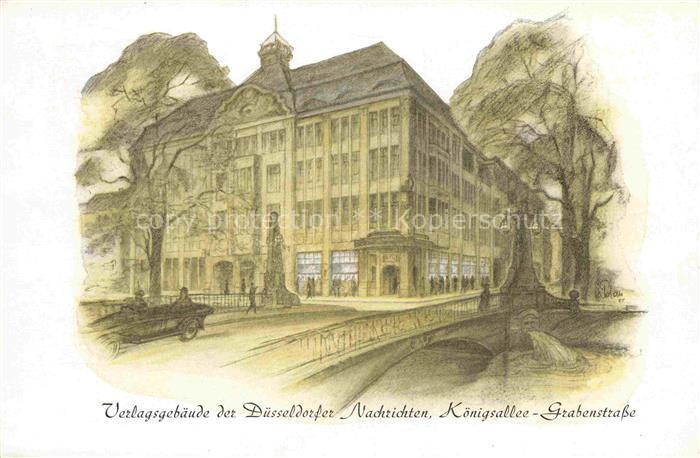 DuessELDORF CITY Verlagsgebaeude der Duesseldorfer Nachrichten