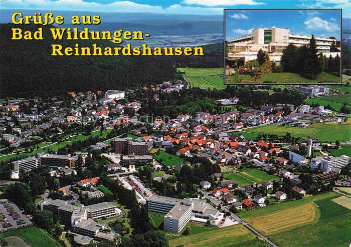 Reinhardshausen Bad Wildungen Kurklinik Quellental Fliegeraufnahme