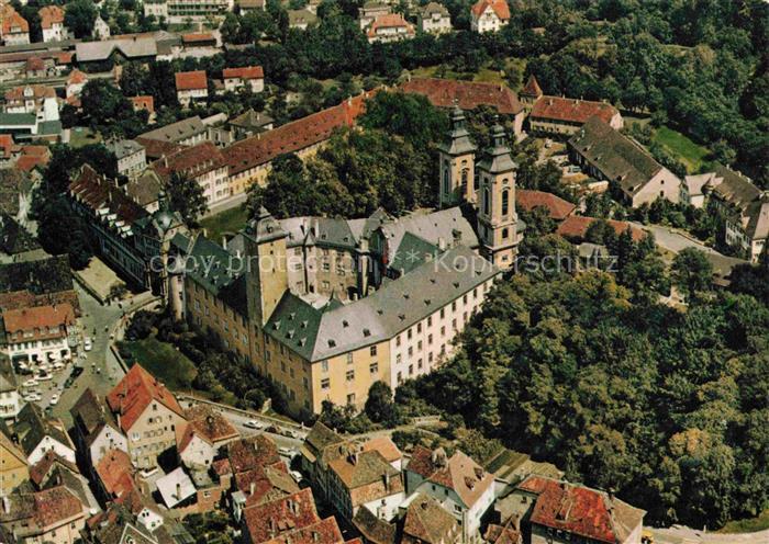 BAD MERGENTHEIM Schloss Fliegeraufnahme