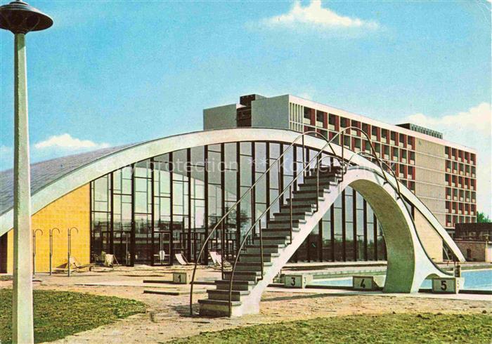 Hajduszoboszlo HU Schwimmbad des Beke Erholungsheimes
