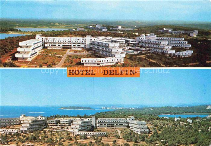Porec Croatia Fliegeraufnahme Hotel Delfin