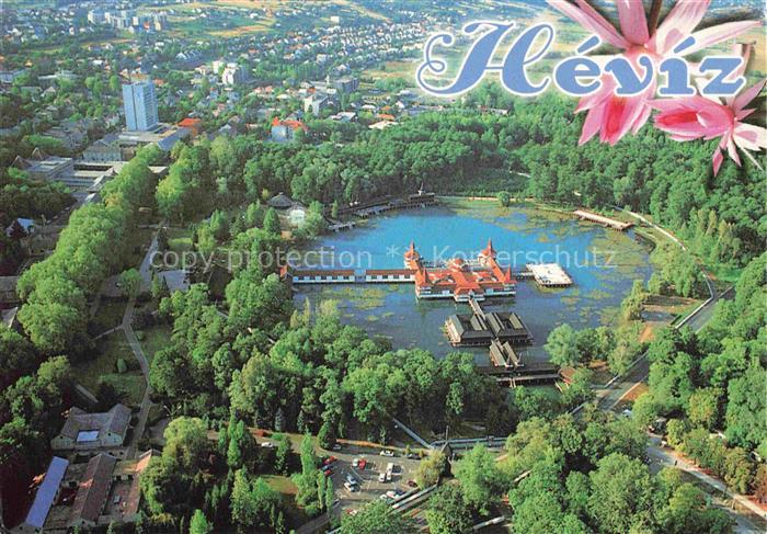 Heviz Hevizgyogfuerdoe HU Thermalbad Fliegeraufnahme