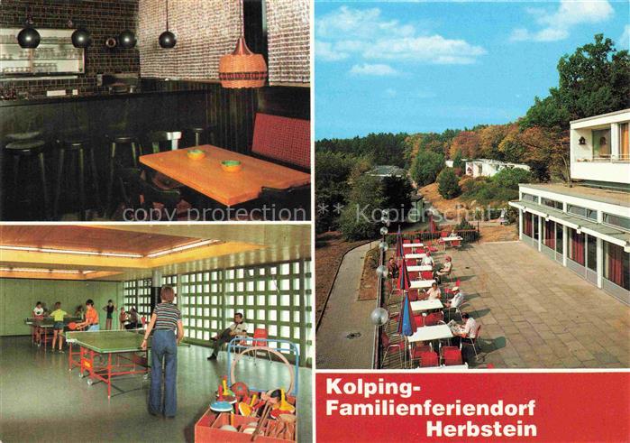 Herbstein Kolping Familienferiendorf Bar Tischtennis Terrasse