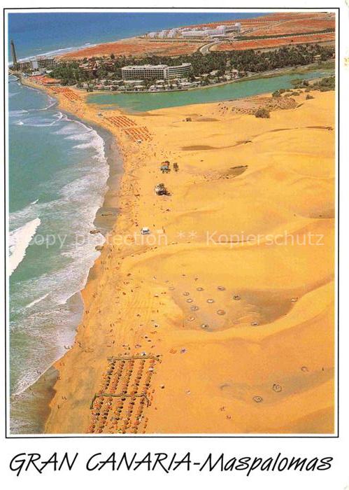 Maspalomas Gran Canaria ES Fliegeraufnahme Strand