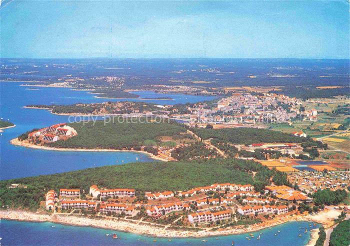 Vrsar Istria Croatia Petalon Fliegeraufnahme