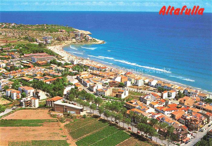 Altafulla Tarragona Cataluna ES Fliegeraufnahme
