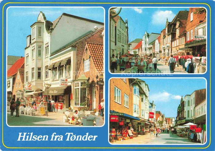 Tonder DK Vestergade gagade Fussgaengerzonen