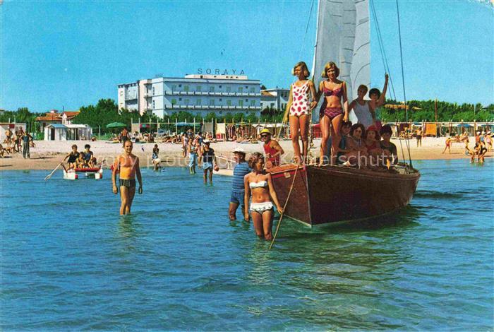RICCIONE RIMINI IT Hotel Soraya Bootspartie Strand