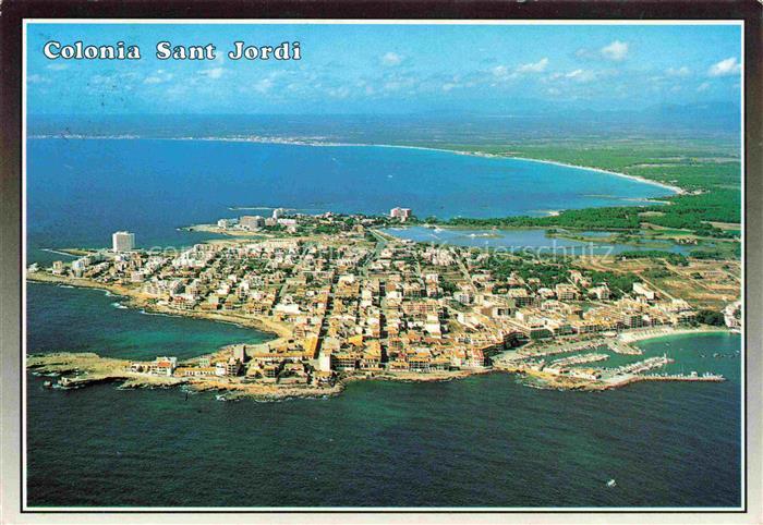 Colonia Sant Jordi Mallorca ES Fliegeraufnahme