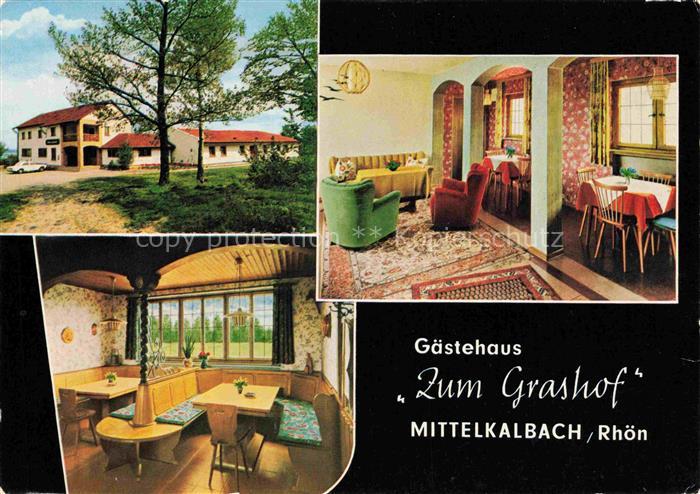 Mittelkalbach Kalbach FULDA Hessen Gaestehaus Zum Grashof Gastraeume