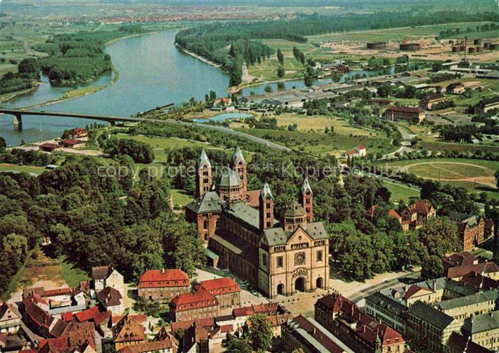 SPEYER Rhein Fliegeraufnahme mit Dom