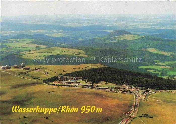 Wasserkuppe Rhoen Fliegeraufnahme
